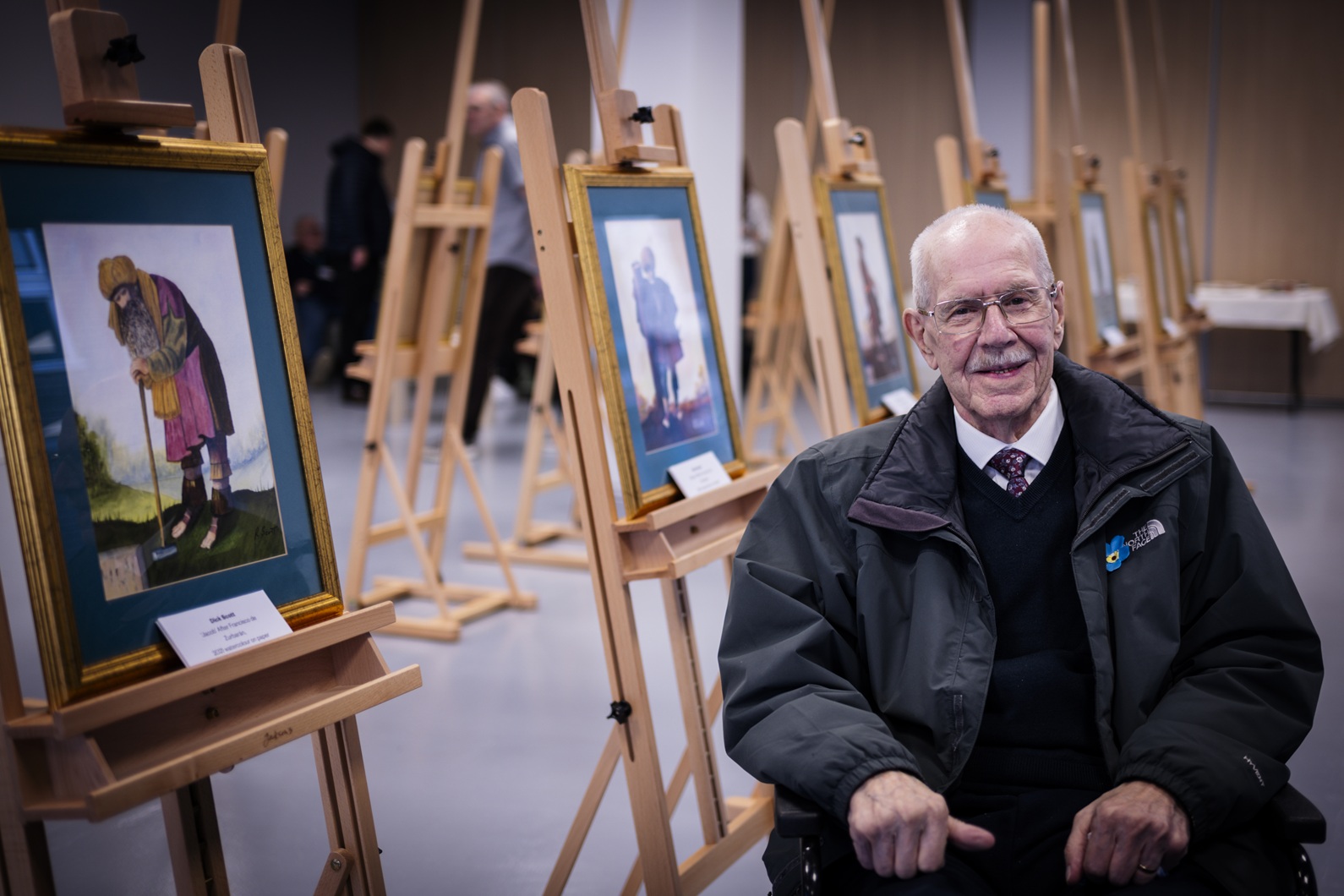 Forgotten paintings by a hospice patient take centre stage at Bishop ...